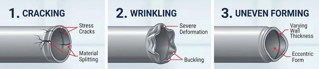 Common Tube End Forming Defects